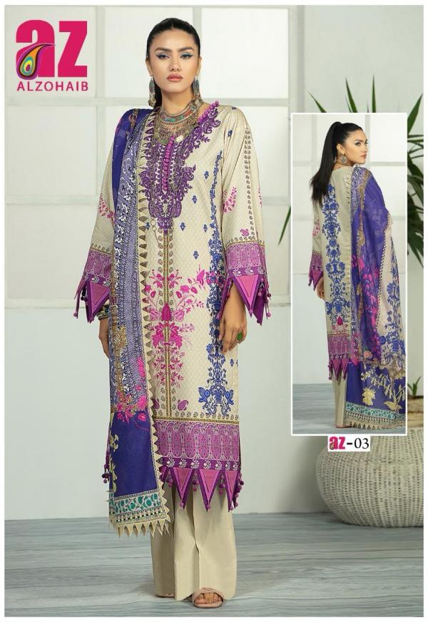 Alzohaib Zoohra Vol-01 – Karachi Dress Material